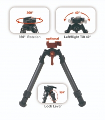 BPW Series | Picatinny/M-lok Rail Carbon Fiber Bipod