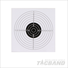 STP0117 | Bullseye Paper Targets for Airsoft Shooting | 17x17cm