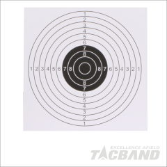 STP0114 | Bullseye Paper Targets for Airsoft Shooting | 14x14cm